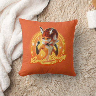 Rena Rouge Circle Badge Kudde