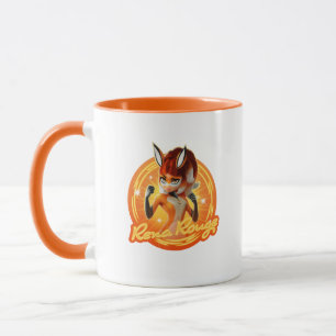 Rena Rouge Circle Badge Mugg