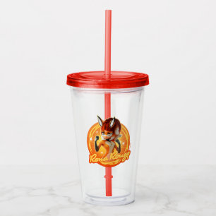 Rena Rouge Circle Badge Take Away Mugg