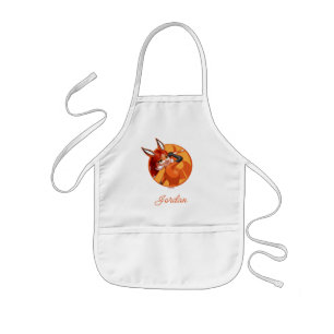 Rena Rouge Orange Badge Barnförkläde