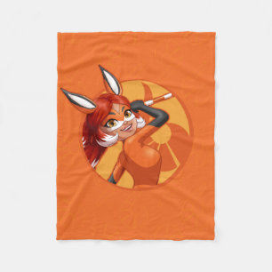 Rena Rouge Orange Badge Fleecefilt