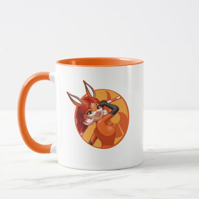 Rena Rouge Orange Badge Mugg (Vänster)