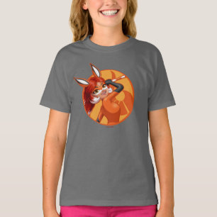 Rena Rouge Orange Badge T Shirt