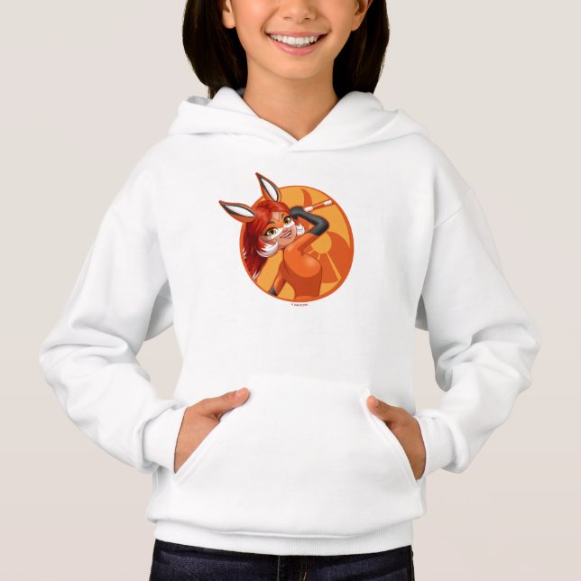 Rena Rouge Orange Badge T Shirt (Framsida)