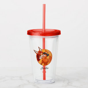 Rena Rouge Orange Badge Take Away Mugg