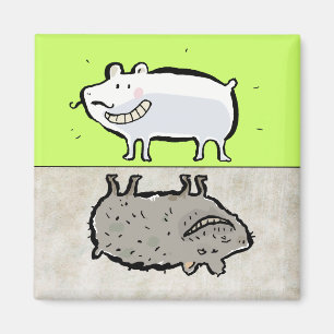 rena/smutsiga djur (diskmaskin) magnet