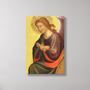 Renaissance Angel av Master of the Bambino Vispo Canvastryck