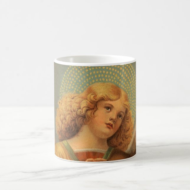 Renaissance Angel Plutning Violin Melozzo da Forli Kaffemugg (Center)