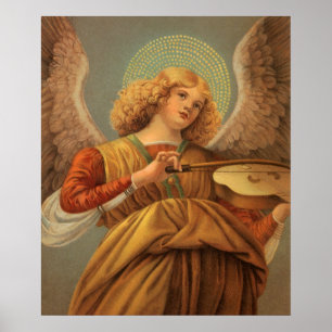 Renaissance Angel Plutning Violin Melozzo da Forli Poster