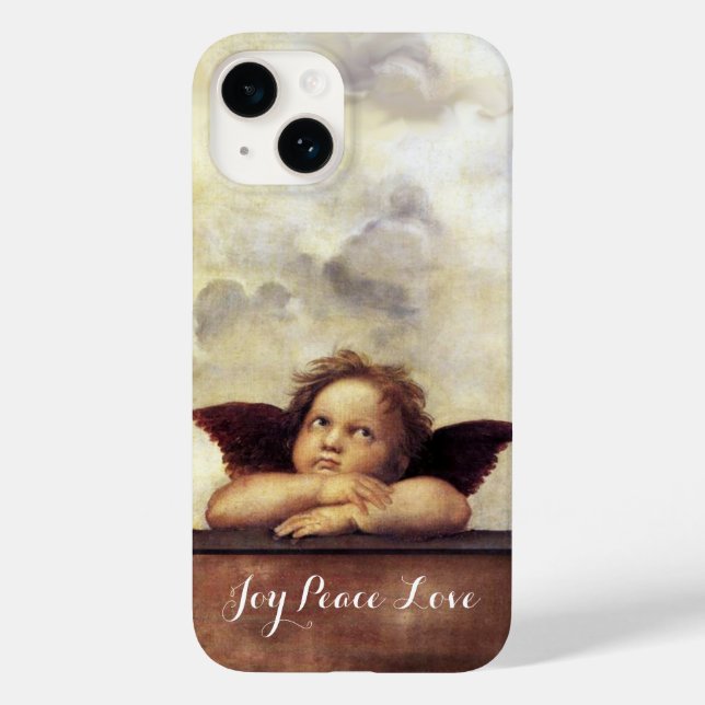 RENAISSANCE ANGEL Winged Cherub Joy Peace Kärlek (Baksida)