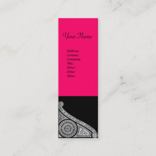 RENAISSANCE ARCHITECT-arkitektur,Rosa Black Mini Visitkort