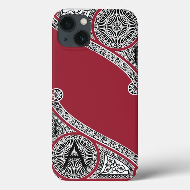 RENAISSANCE ARCHITECT Marsala Red Monogram (Baksida)