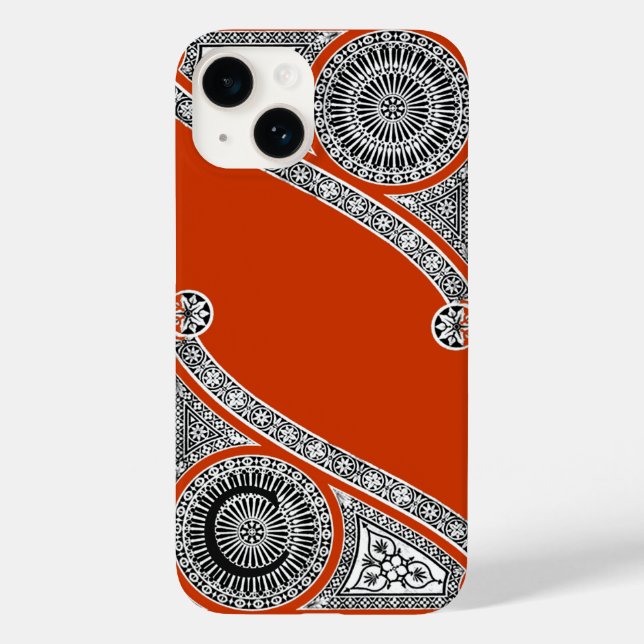 RENAISSANCE ARCHITECT Red Orange Monogram (Baksida)