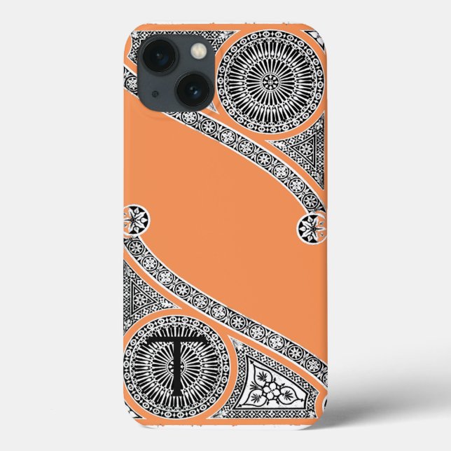 RENAISSANCE ARCHITECT Tangerine Orange Monogram (Baksida)