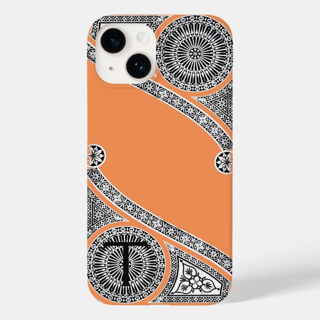 RENAISSANCE ARCHITECT Tangerine Orange Monogram (Baksida)