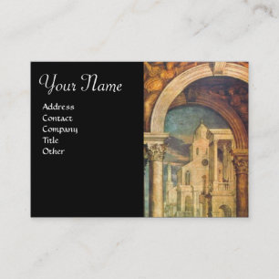 RENAISSANCE ARCHITECTURE Architect Black Visitkort