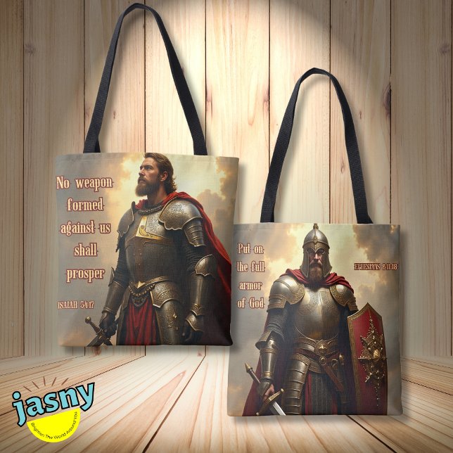 Renaissance Armor of God / AI Art Tygkasse (Skapare uppladdad)