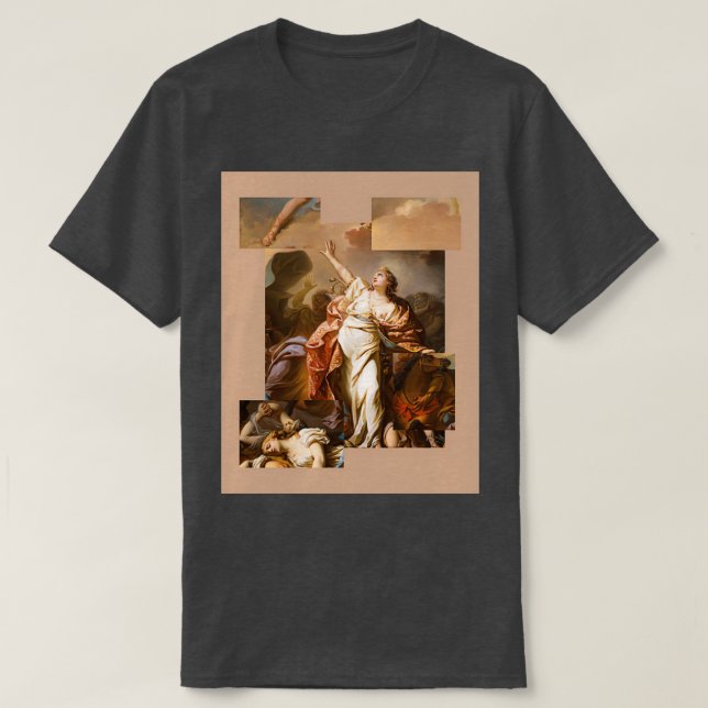 Renaissance Art Collage T Shirt (Design framsida)