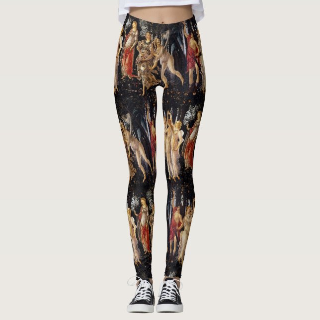 Renaissance Art Leggings - Botticellis Primavera (Framsida)