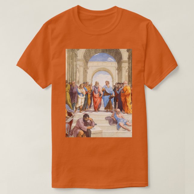 Renaissance Art Raphaelx27s Europaskolan i Aten 1 T Shirt (Design framsida)