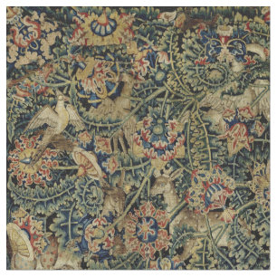 Renaissance av stora Löv-verdure & Animals Tyg