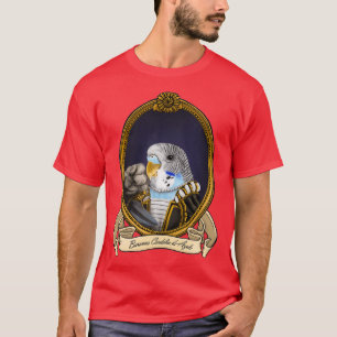 Renaissance Bird Baroness Cordelia de Azule A Blue T Shirt