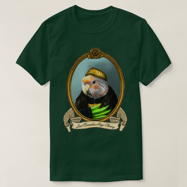 Renaissance Bird Lord Barnabus Hugo Clancey A Brow T Shirt (Design framsida)