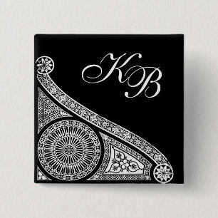 RENAISSANCE Black White Architectural Decor Knapp