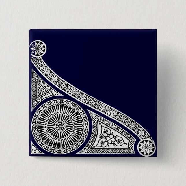 RENAISSANCE Black White Architectural Decor Knapp (Framsida)