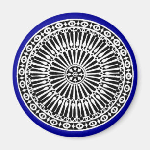 RENAISSANCE,blått Magnet