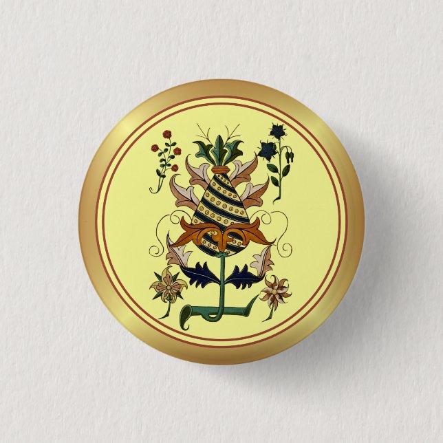 Renaissance Botaniska illustrationer 1504 ~ Knapp (Framsida)