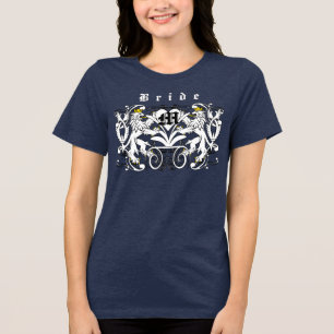 Renaissance Bröllop Brides Tunisic Lejon Rampant T Shirt