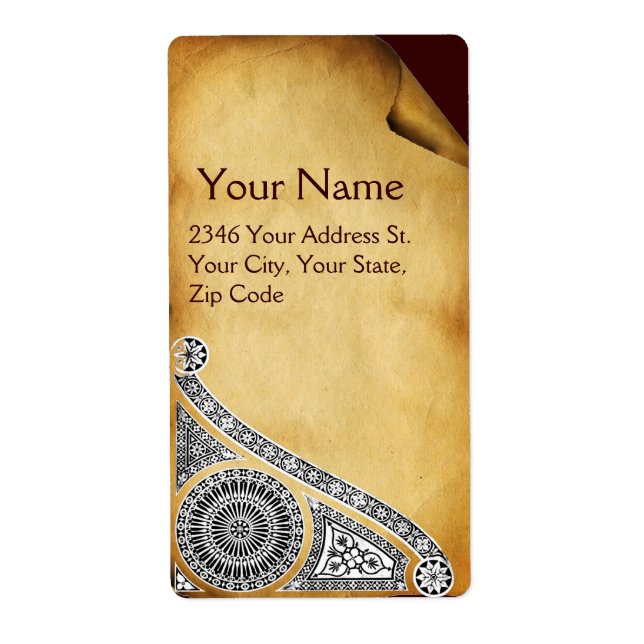 RENAISSANCE Brown Parchment Fraktsedel (Framsidan)