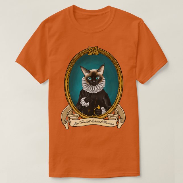 Renaissance Cat Lord Theobald Reinhardt Montclair T Shirt (Design framsida)