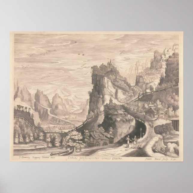 Renaissance Christian Archangel Raphael & Midas Poster (Framsidan)