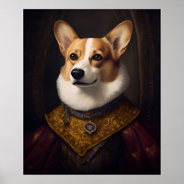 Renaissance Corgi Poster (Framsidan)