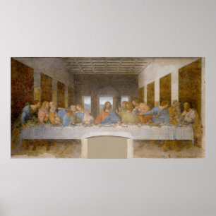 Renaissance Da Vinci-målning: "The Last Supper", Poster