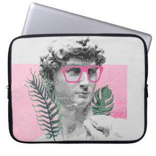 renaissance dold skulptur snyggt t-shirt och ap laptop fodral