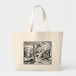 Renaissance Doves in Träd on Tote Bag Jumbo Tygkasse