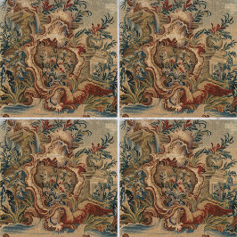 Renaissance Elegance Tapestry Tile Kakelplatta