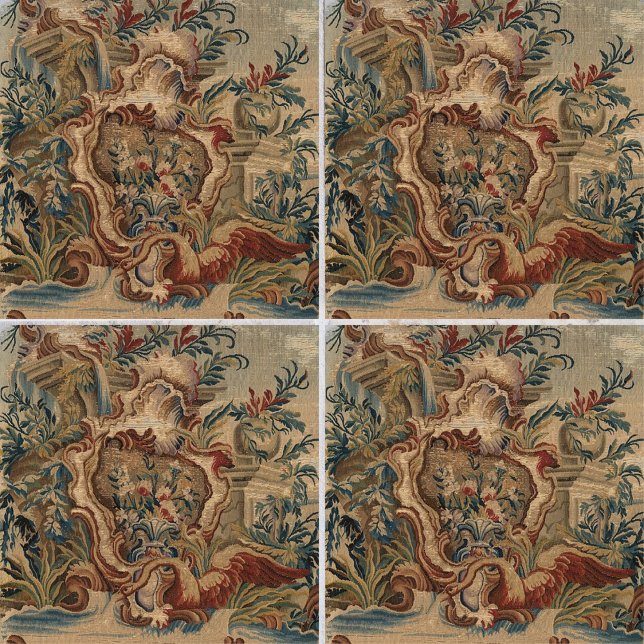 Renaissance Elegance Tapestry Tile Kakelplatta (Skapare uppladdad)