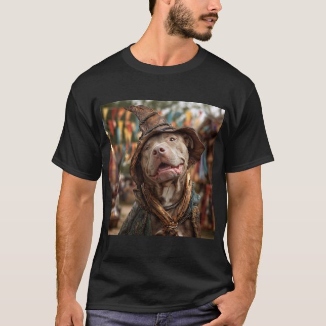 Renaissance Faire Dogs: Pitbull T Shirt (Framsida)