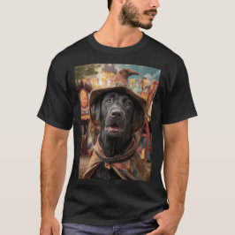 Renaissance Faire Hundar: Black Labour Retriever T Shirt