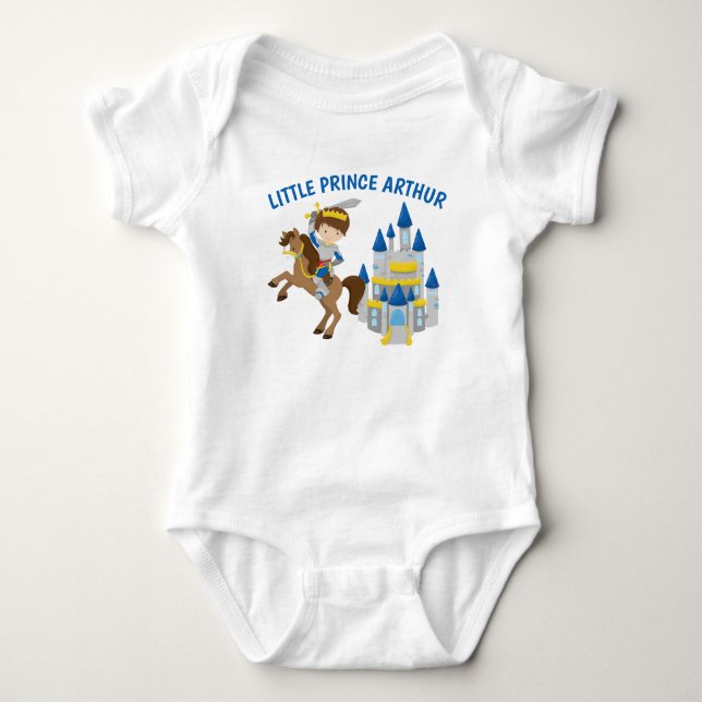 Renaissance Faire Knight Personlig Little Boy T Shirt (Framsida)