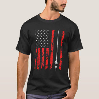 Renaissance Festival American Flagga Jousting Lanc T Shirt