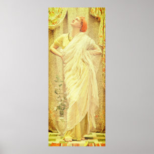 Renaissance för Victorian Women Albert moore canar Poster