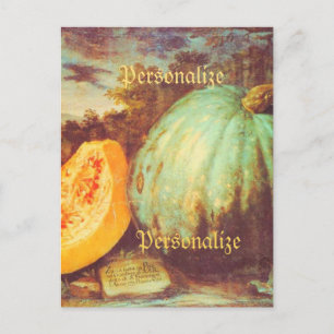 renaissance för vintage av blåpumpshöjdfall helg vykort
