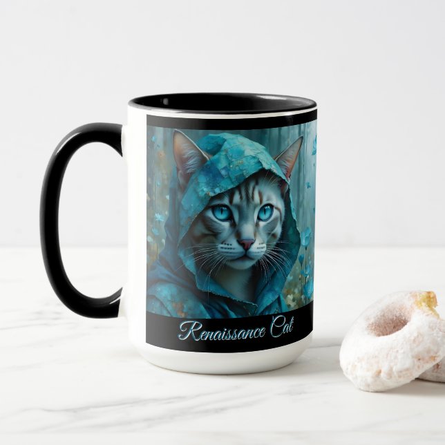 Renaissance Katt Mugg (Med munk)