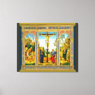 Renaissance Kristus Crucifixion Canvastryck
