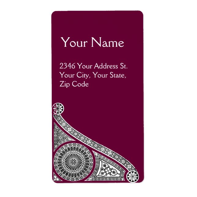 RENAISSANCE lila violett Fraktsedel (Framsidan)